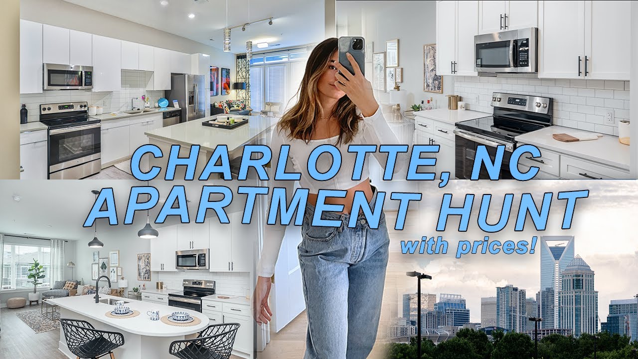 CHARLOTTE APARTMENT HUNT WITH RENT PRICES $$$ | touring apartments!