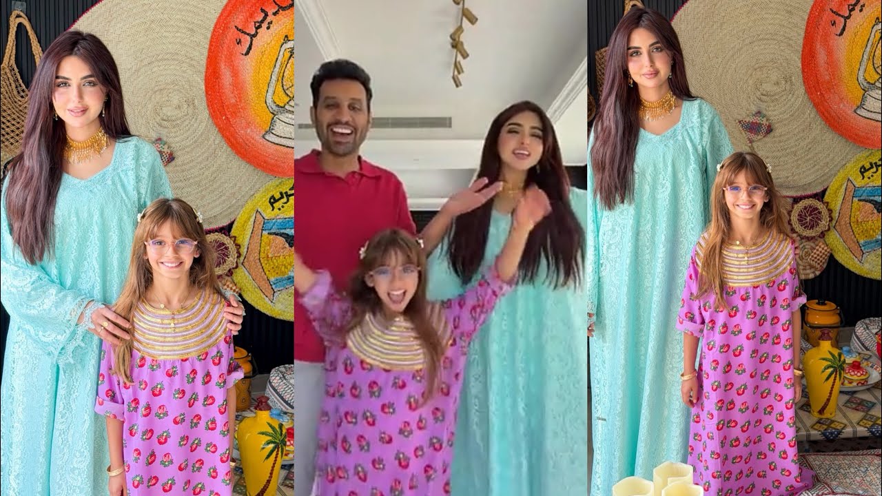 اوتفيت اميره وايلين في اول يوم رمضان 🌙😍الحمدلله اميره حالتها الصحية صارت احسن 🥰 عائلة ميرو