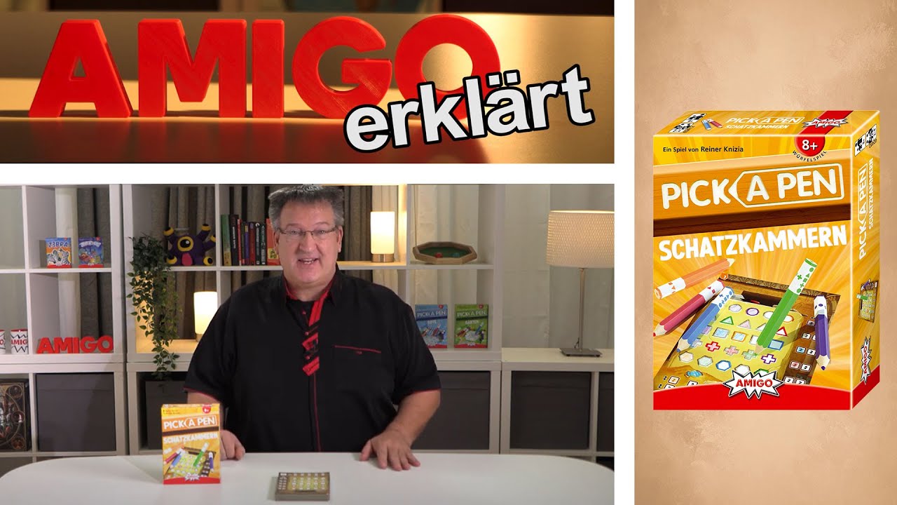 AMIGO erklärt ,Pick a Pen: Schatzkammern‘