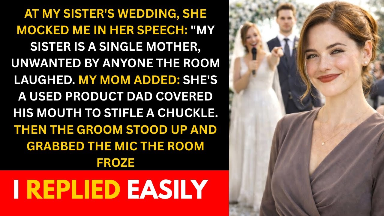 At My Sister's Wedding, She Called Me 'Unwanted' Mom & Dad Covered Mouths, Burst Out Laughing...