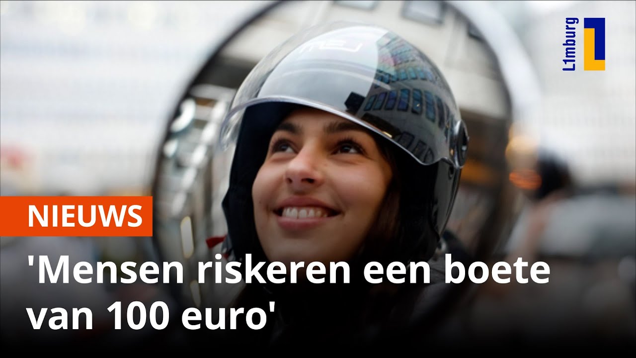 Helmplicht snorfietsers: 'Nog veel verbaasde reacties' 🛵😦 | 1Limburg