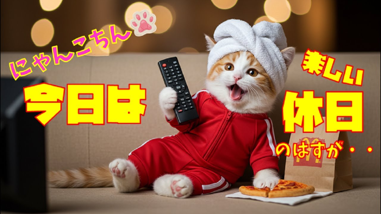 ＡI猫にゃんこちんの休日の過ごし方がヤバすぎる