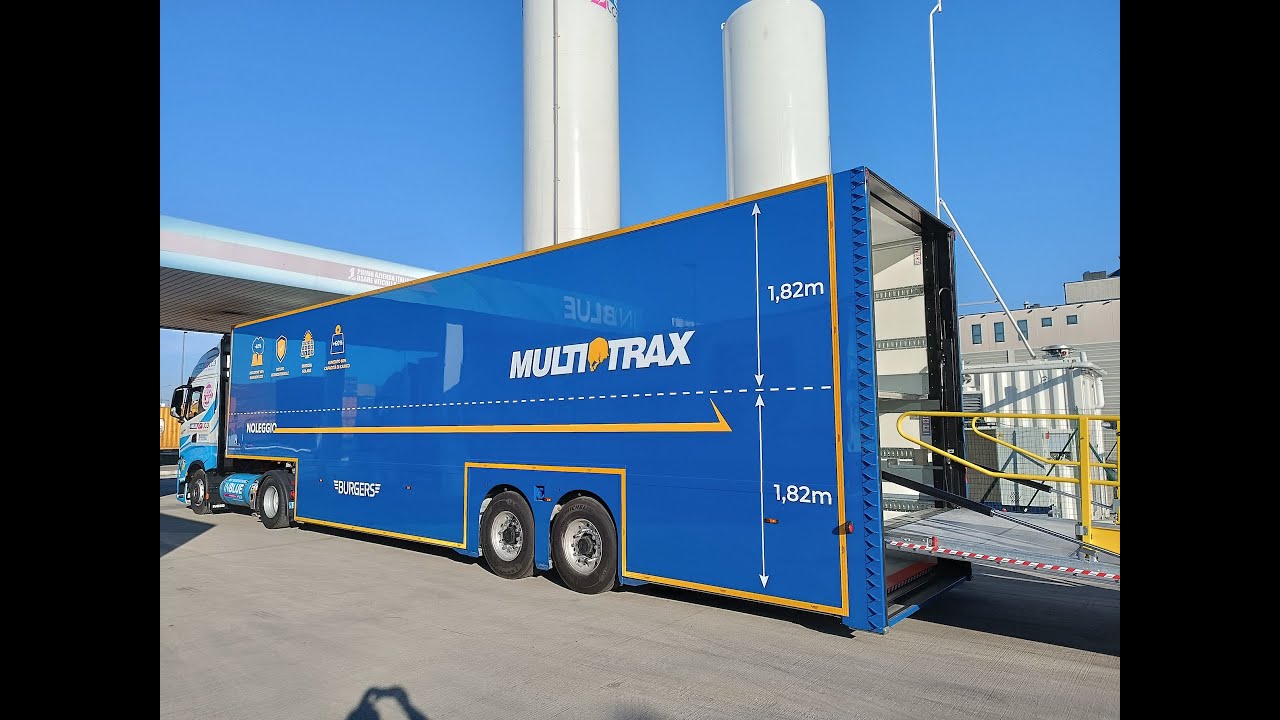 MULTITRAX pioniere della logistica sostenibile con il doppio piano Burgers
