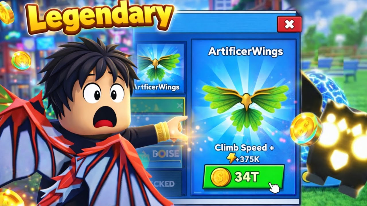 I GOT A LEGENDARY 🪽 WINGS OF 34 TRILLIONS 🔥