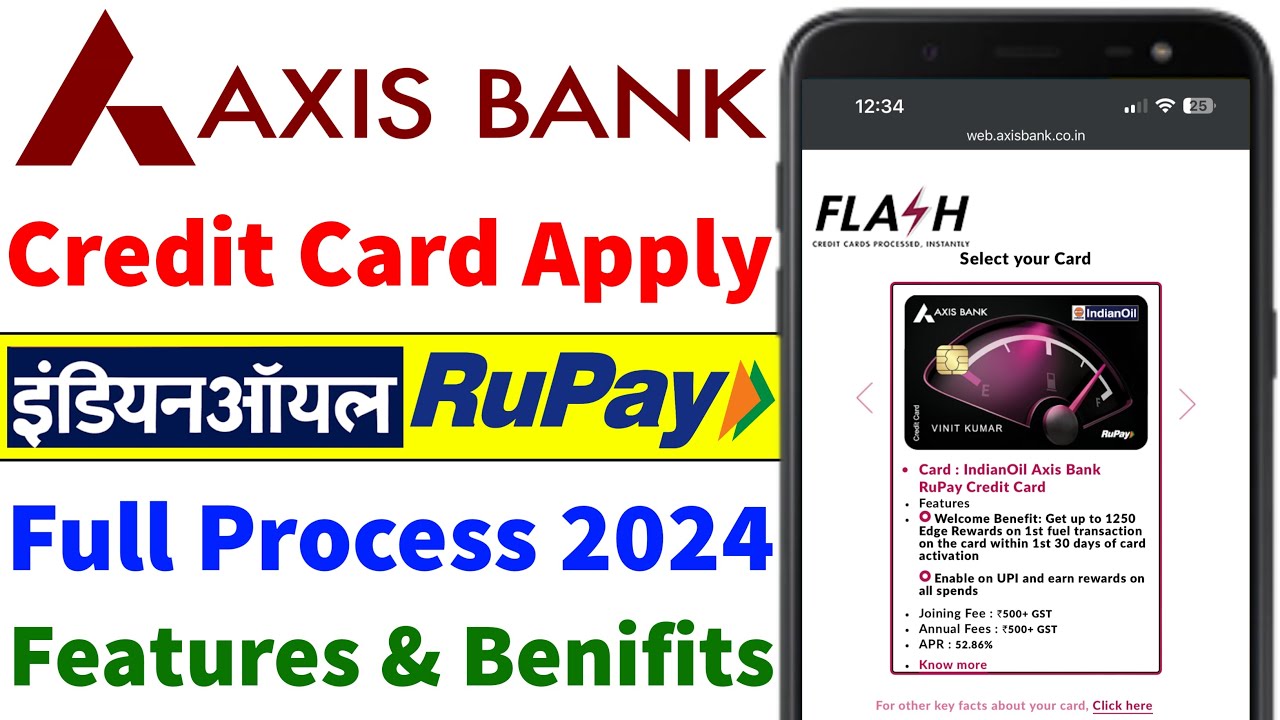 How to Apply Axis Bank Indian Oil Rupay Credit Card | Axis Bank Credit Card Apply Kaise Kare | FREE