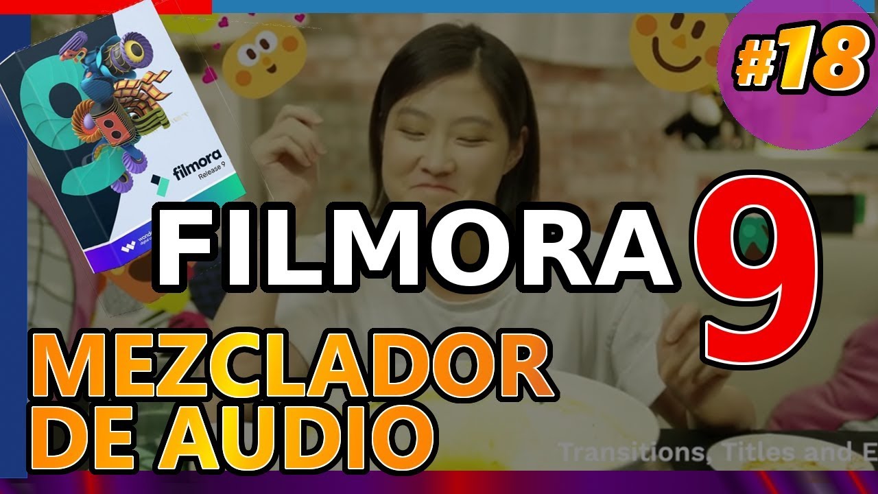 FILMORA 9: MEZCLADOR DE AUDIO, maestro de volumen de pistas. Tutorial 18 en español