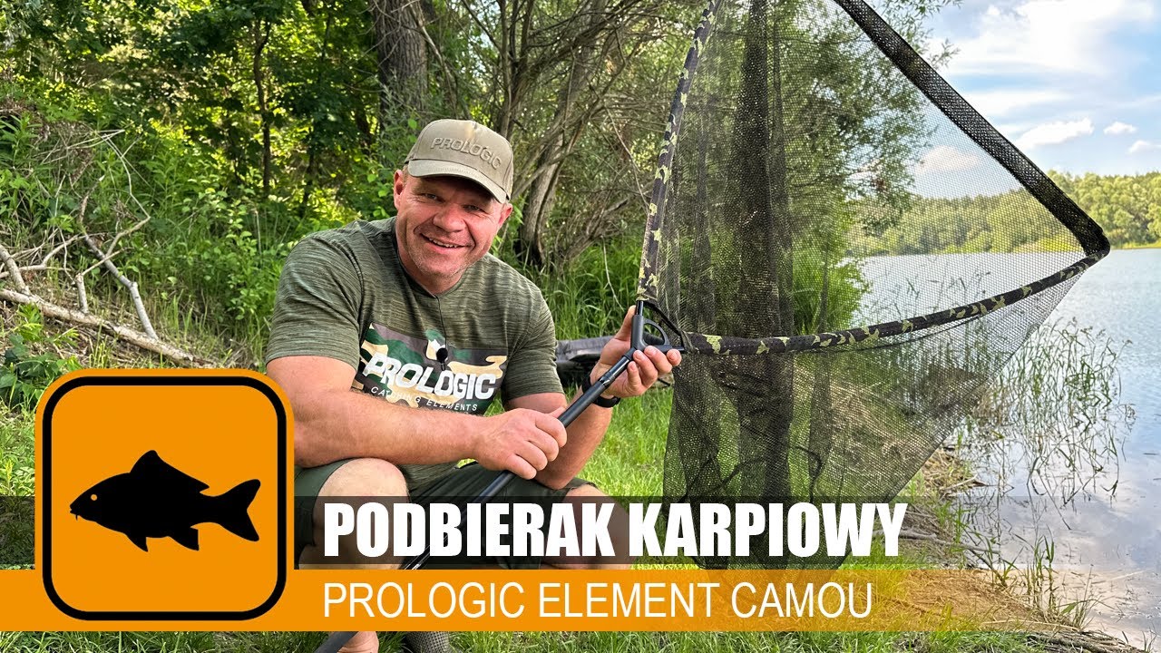 Wszechstronny podbierak karpiowy - NOWOŚĆ 2024 ! - PROLOGIC ELEMENT CAMOU