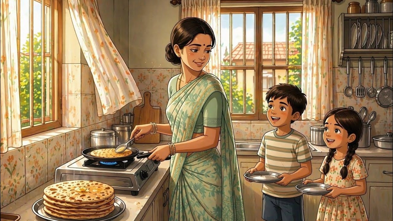 Indian Childhood in 1990s | A Sunday We All Miss | Ghibli Animation | Nostalgic Life
