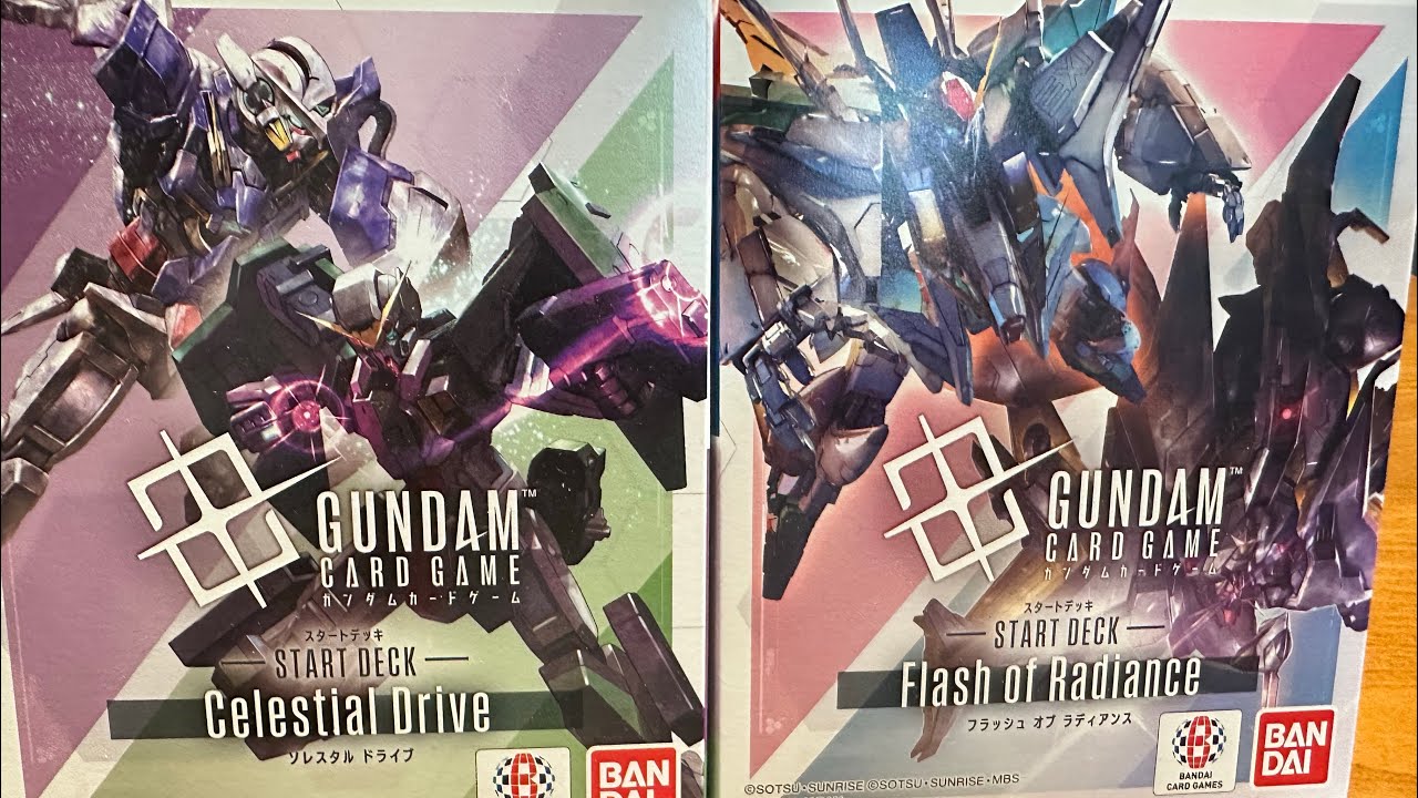 俺がガンダムだ ！同場加映閃光之不孝子！Gundam card game #高達卡牌遊戲 #ガンダムカードゲーム starter deck st07 st08開箱 unbox review #gcg 