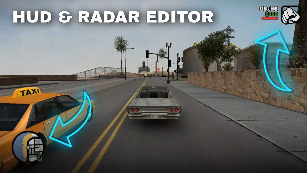 SHARE‼️🔥 HUD & RADAR EDITOR - GTA SA MOBILE/ANDROID
