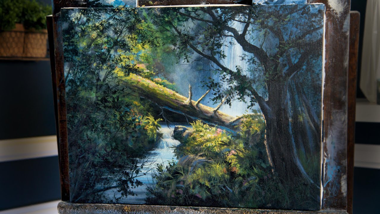 Light Across the Trees | Paint with Kevin ®