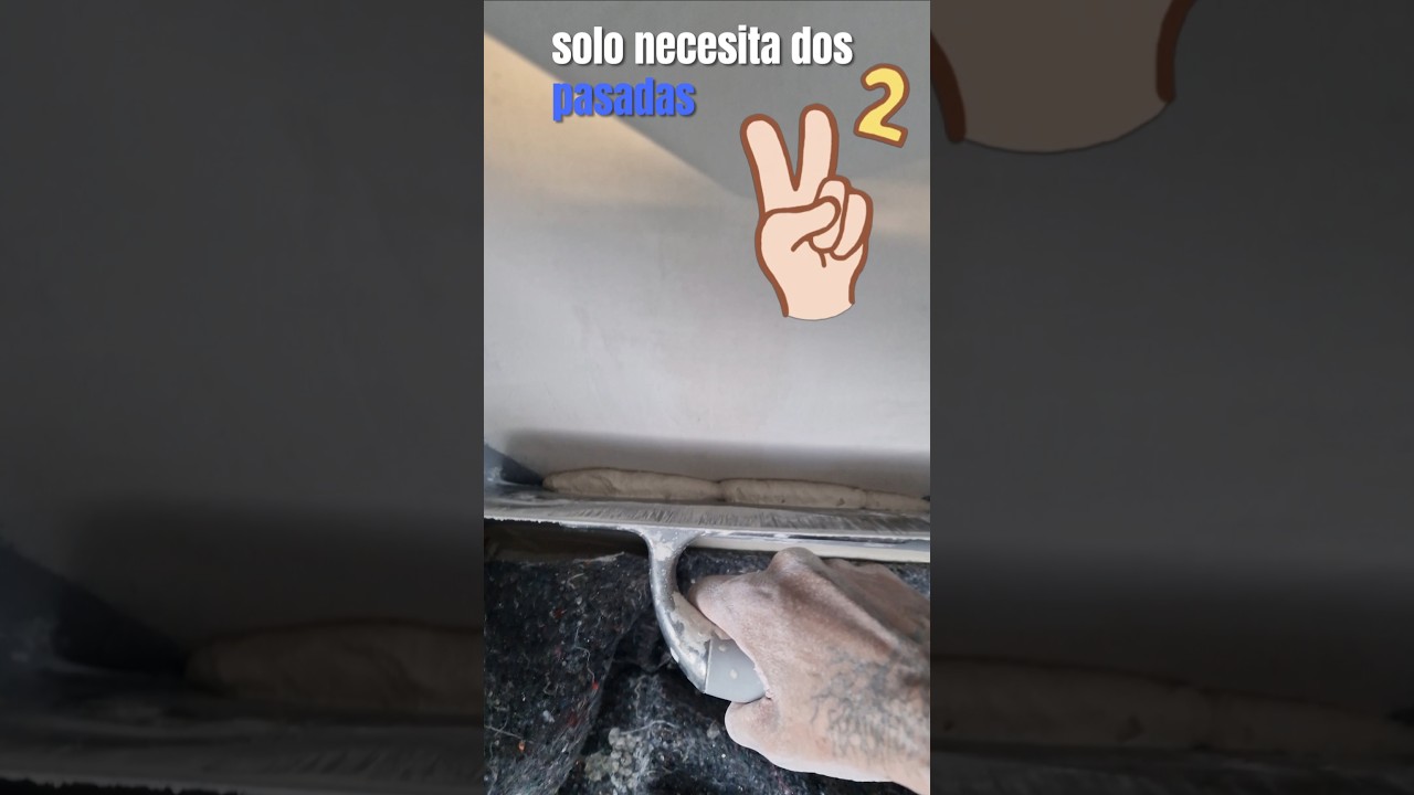 ¿Como alisar paredes con llana ? 