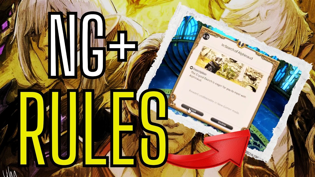 BEFORE You Start FFXIV New Game+... WATCH THIS! 🛑