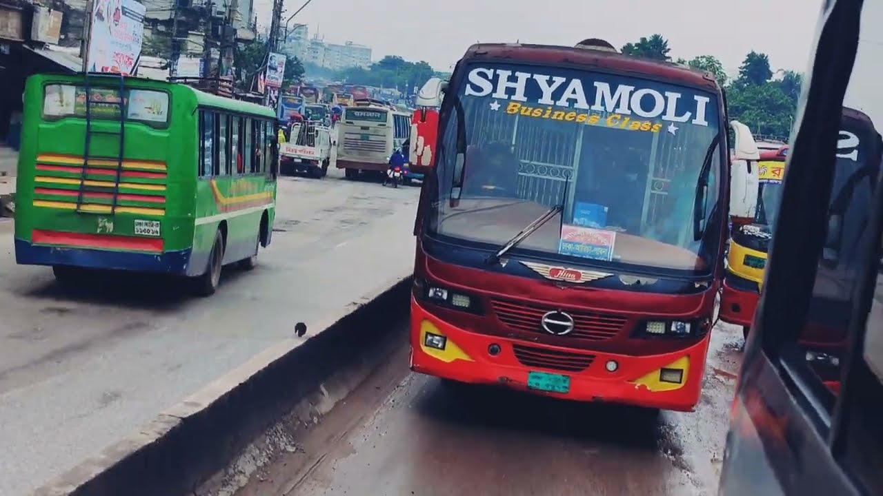 Shyamoli Paribahan New Packet Bus | ঢাকা আরিচা মহাসড়ক