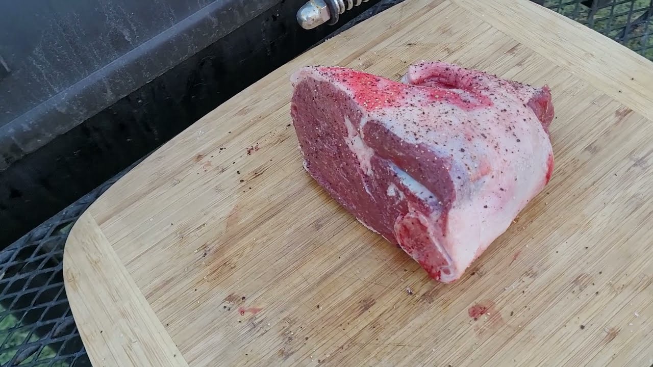Australian Roast lamb in an American Style Offset Smoker