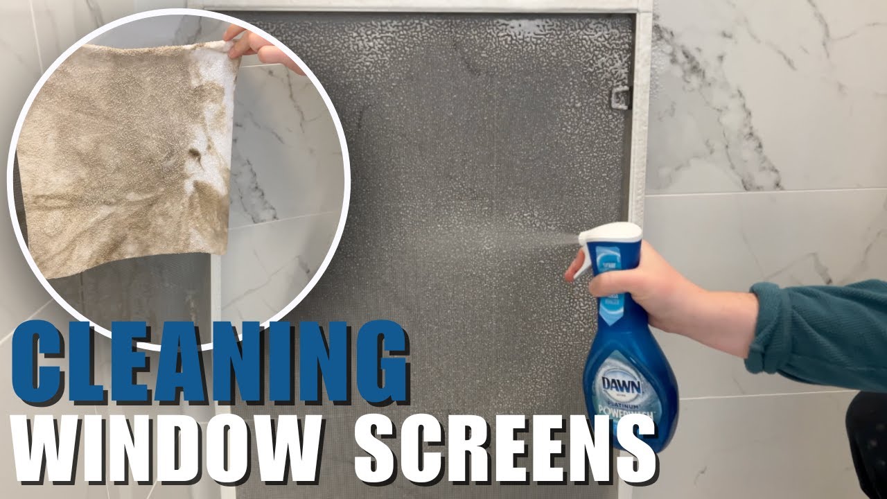 How to Clean Window Screens | 2 Methods