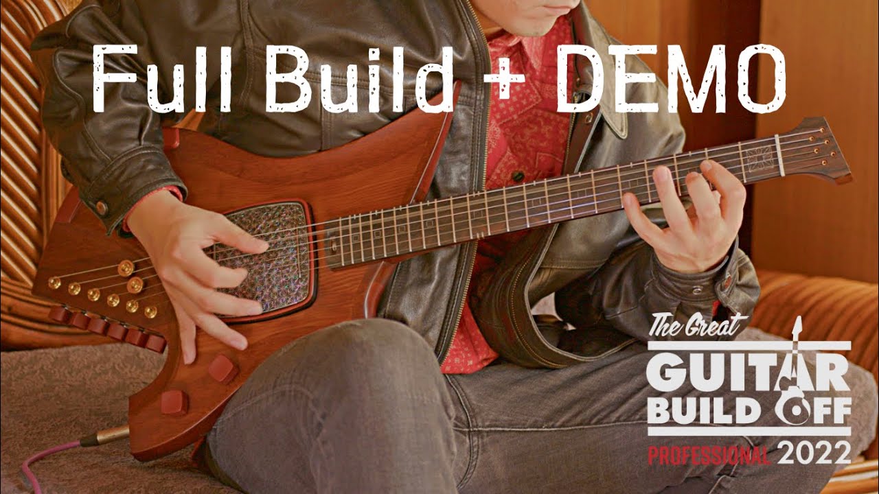 [GGBO 2022]Headless Guitar / Wooden Case making + DEMO
