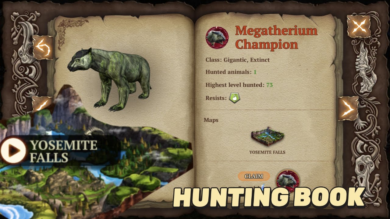 [Map 10] Hunting Book | New Animals 😳 || The Wolf Game || 