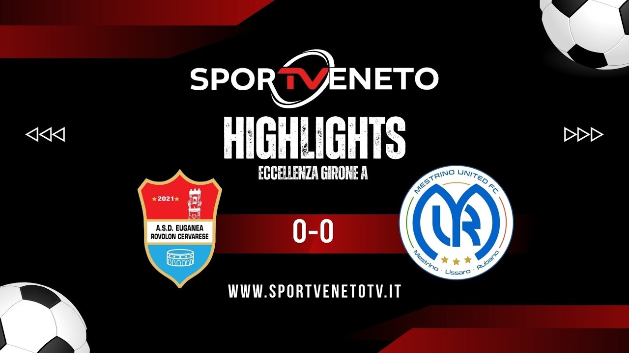 HIGHLIGHTS EUGANEA ROVOLON CERVARESE VS MESTRINO UNITED 0-0
