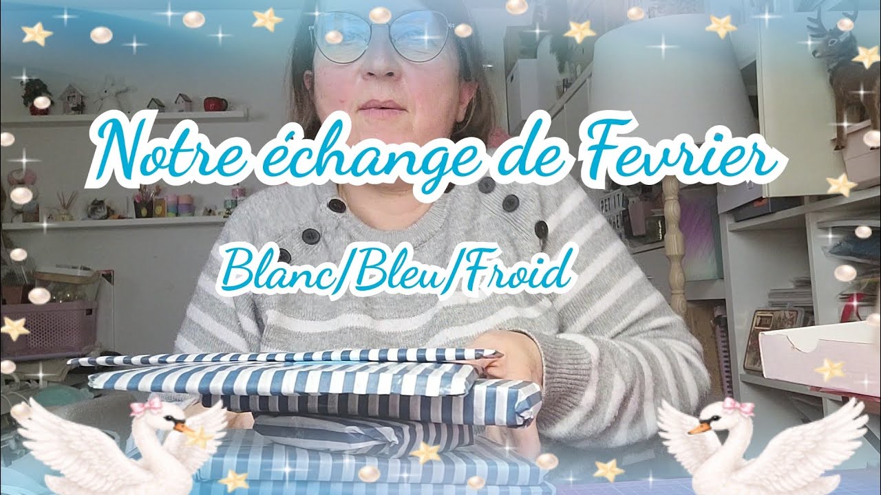 💙 Notre échange février : blanc Bleu Froid ❄️