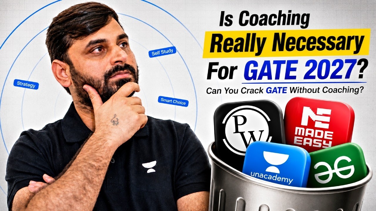 Can You Crack GATE 2027 Without Coaching? | Self Study vs Coaching Reality | Ankit Doyla Sir