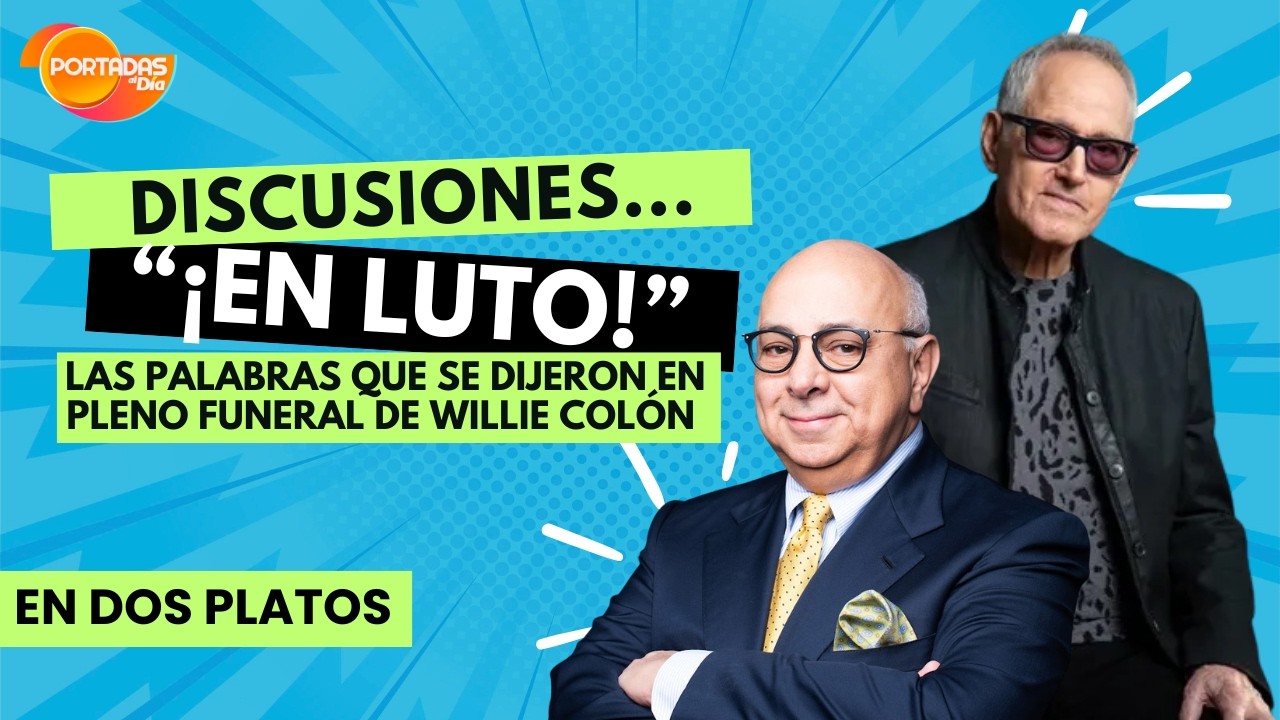 🕊️ El inesperado cruce entre Yordano y César Miguel Rondón en el funeral de Willie Colón