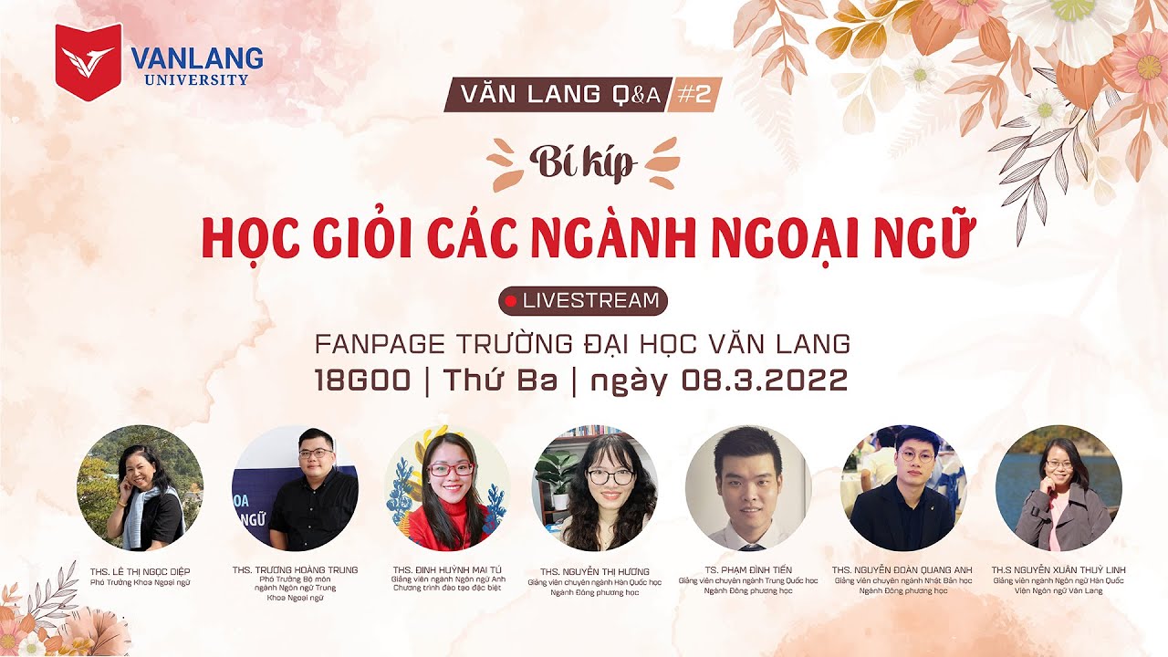 [VLU] VĂN LANG Q&A #02 | BÍ KÍP HỌC GIỎI CÁC NGÀNH NGOẠI NGỮ