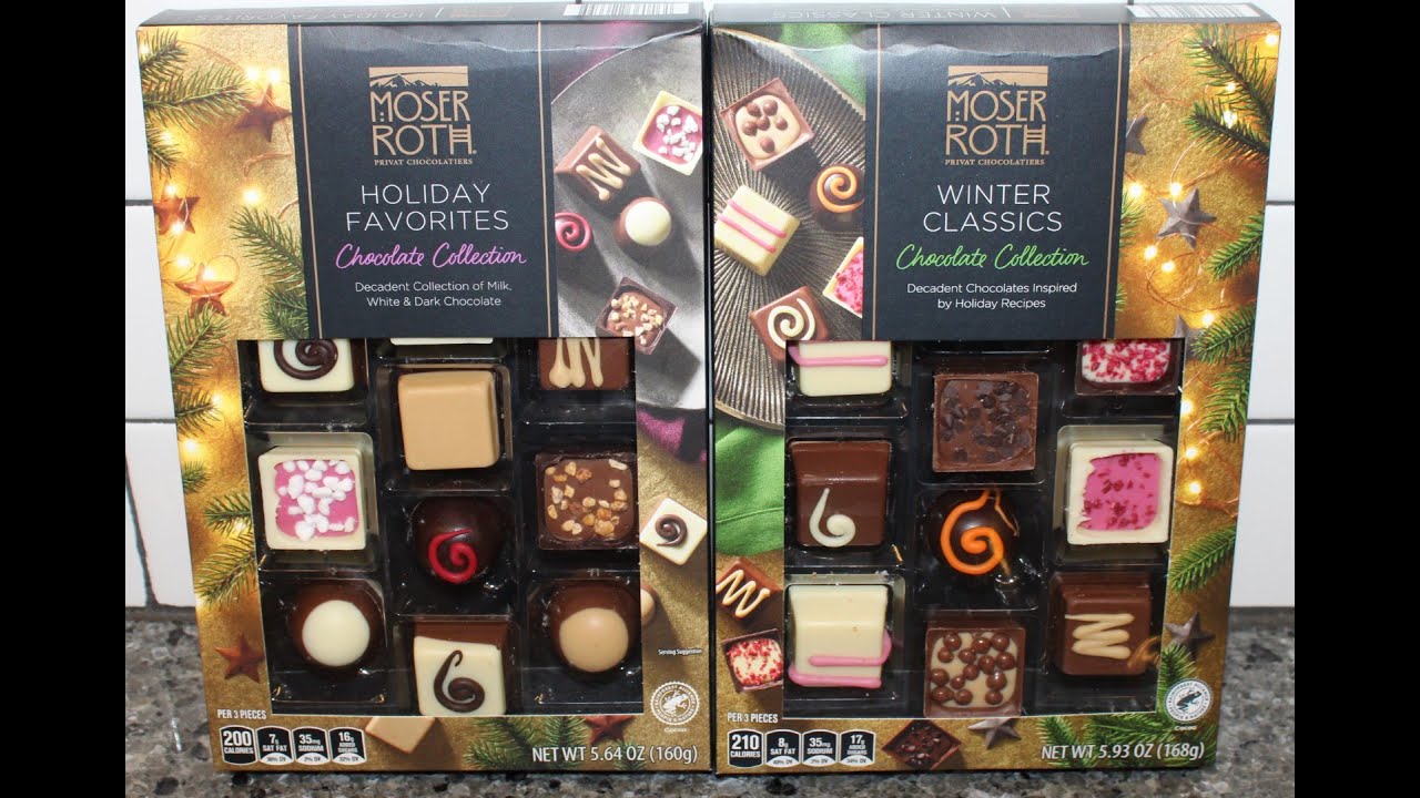 Moser Roth (Aldi) Chocolate Collection: Holiday Favorites & Winter Classics Review