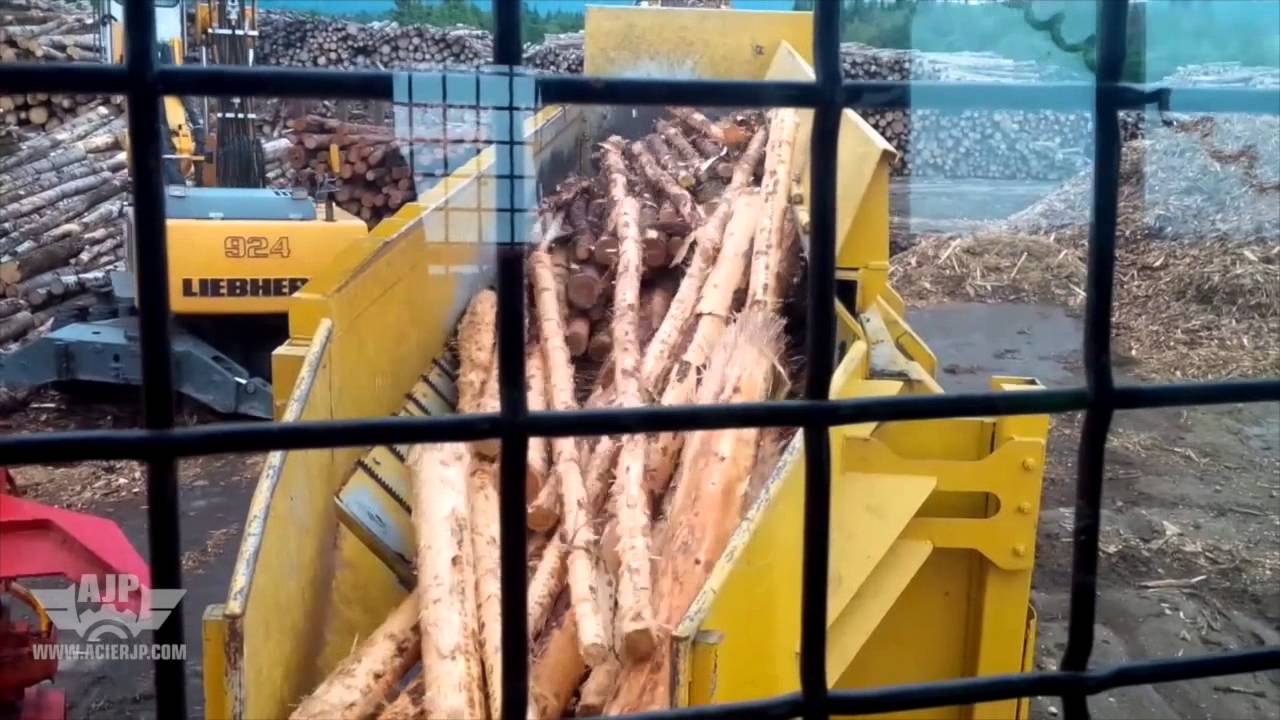 Écorceur épinette 16 pieds - 16 feet spruce debarking