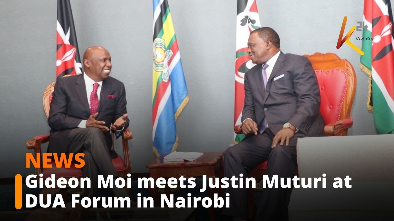 Gideon Moi meets Justin Muturi at DUA Forum in Nairobi