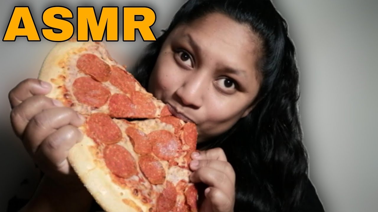ASMR: COMIENDO PIZZA 🍕