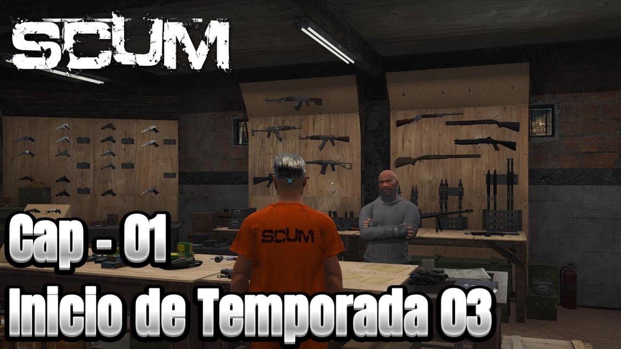 SCUM 1.1 - Gameplay - Cap 01 - Inicio de Temporada