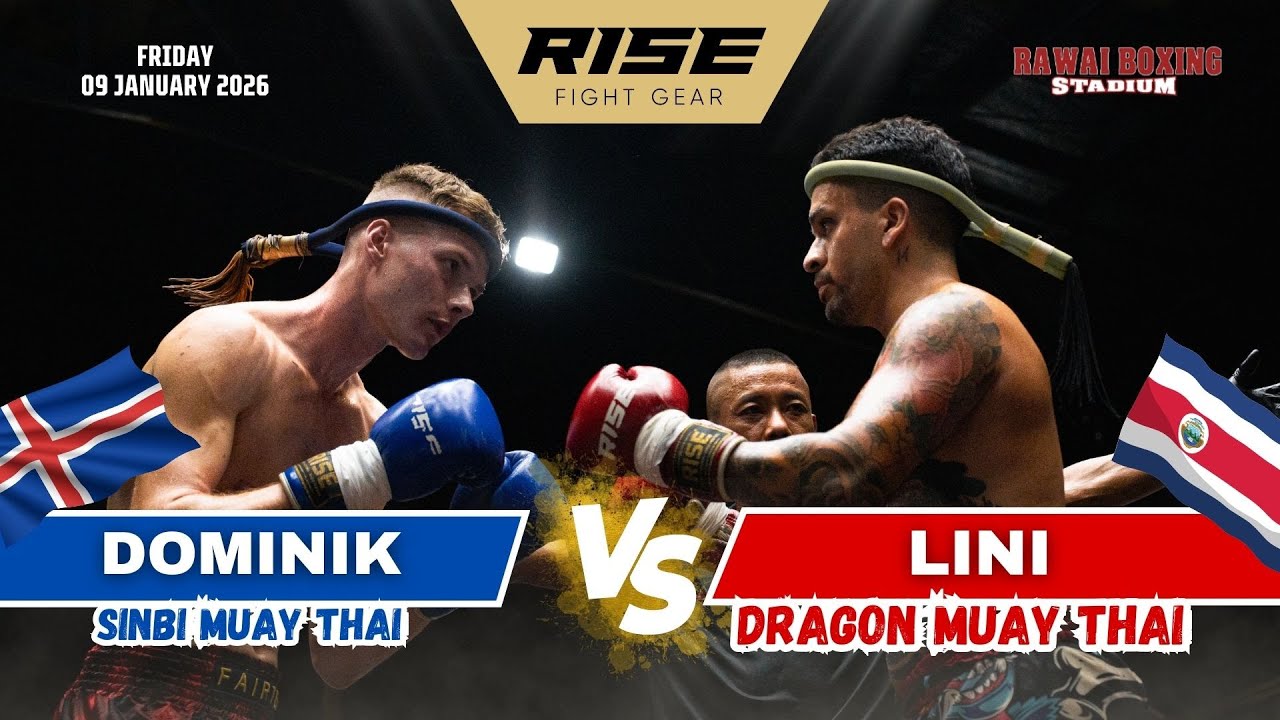 🇨🇷 Costa Rica vs Iceland 🇮🇸 | LINI (Dragon Muay Thai) vs DOMINIK (Sinbi Muay Thai)