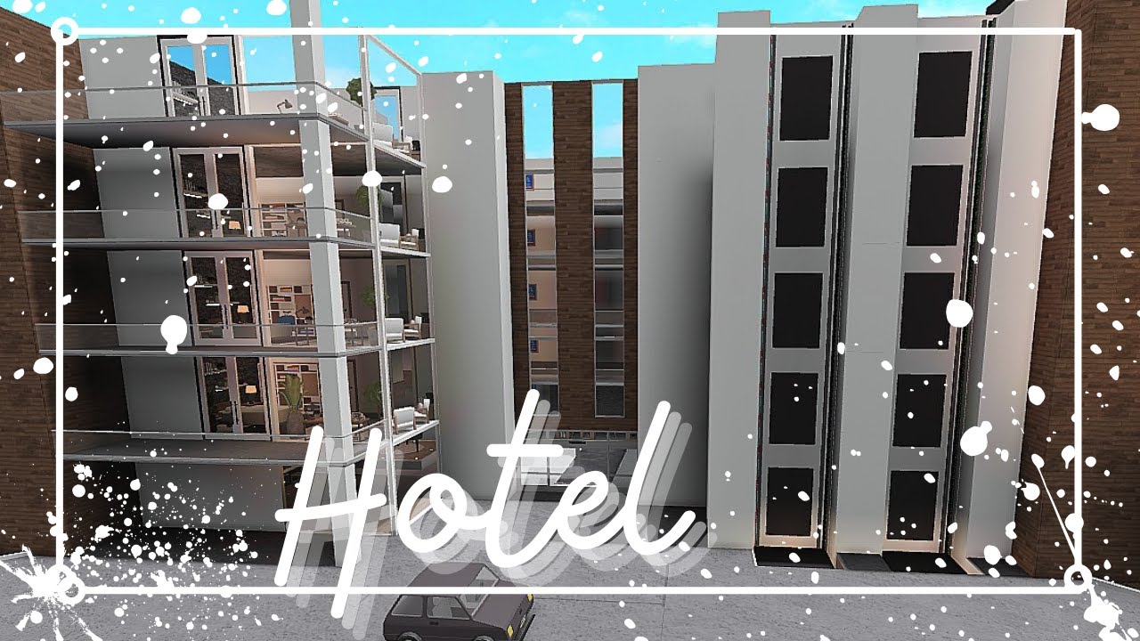 Bloxburg Aesthetic Hotel (PART 1) ROBLOX