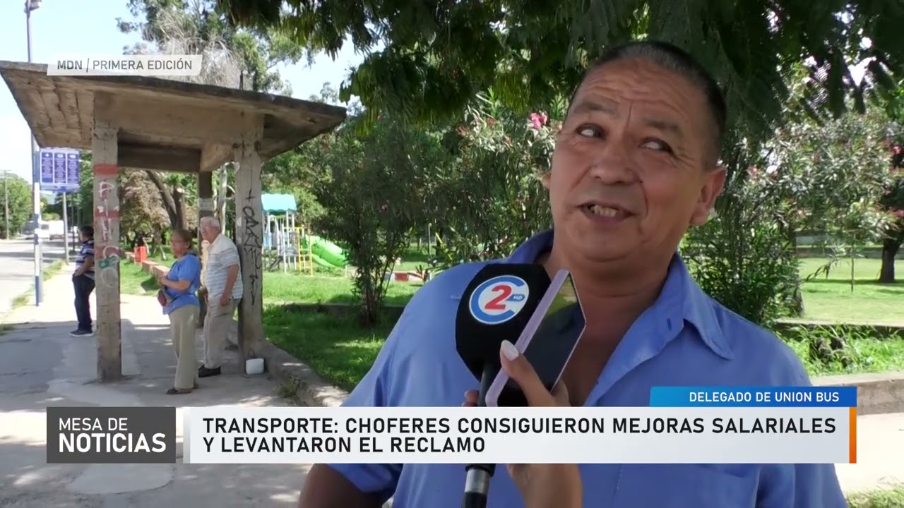 Transporte: choferes consiguieron mejoras salariales y levantaron el reclamo