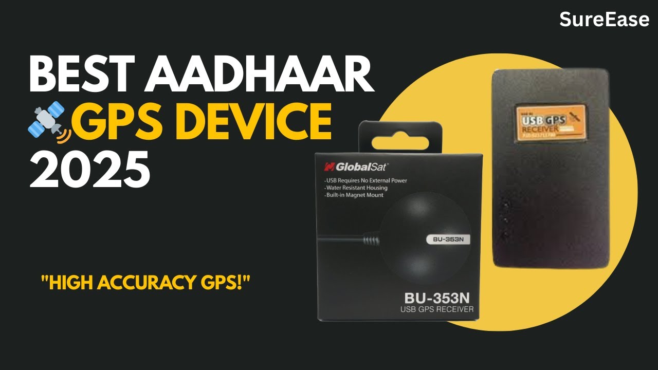 👉 Buy Aadhaar GPS Device BU-353N & UGR86 | RD Service Compatible | Best GPS for CSC 2025 | SureEase