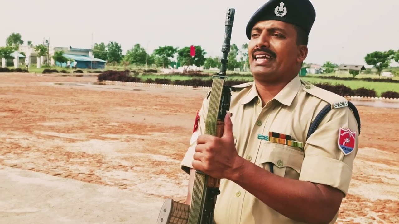 Shasatra Seema Bal 5.56mm Insas Rifle ke sath Salami Shastra||🪖🇮🇳