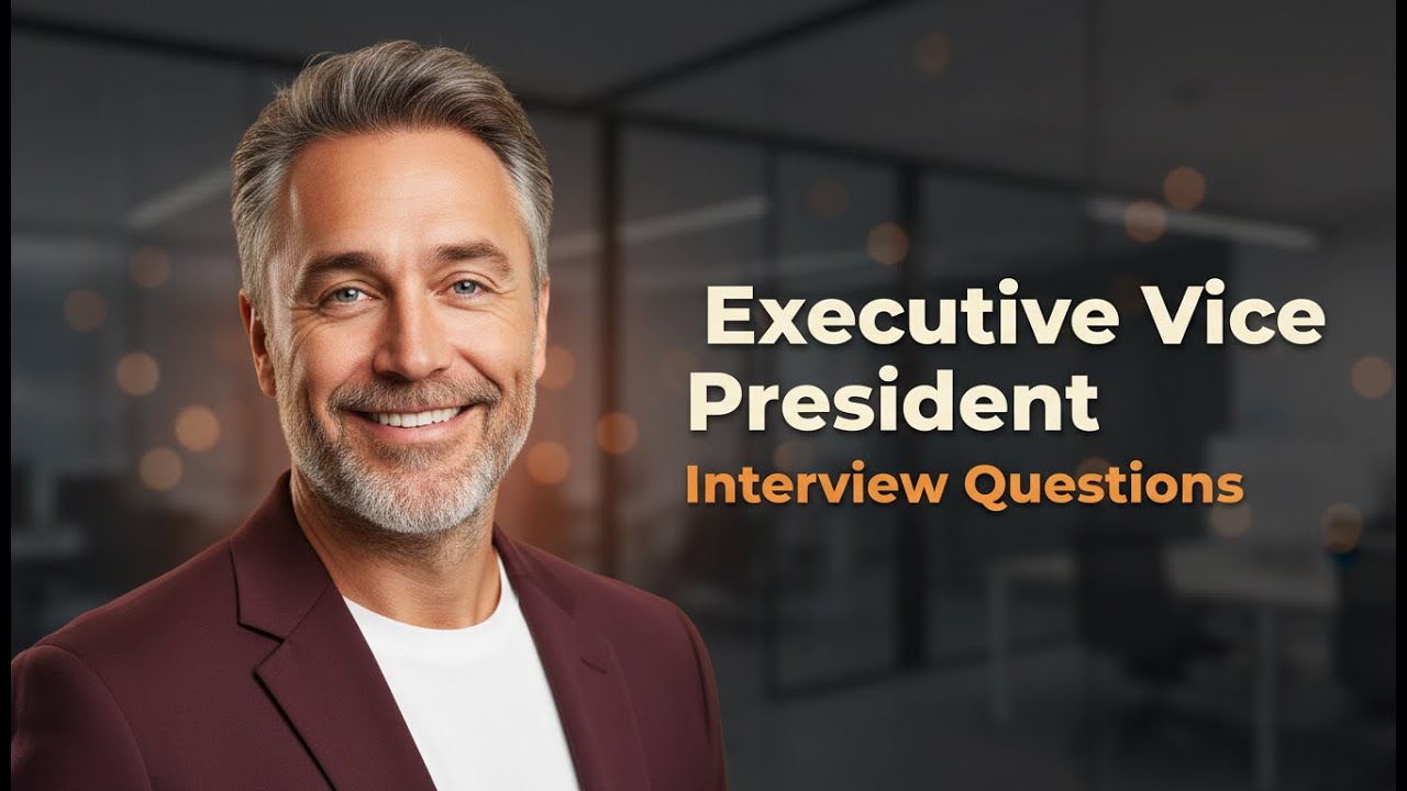 5 Executive Vice President Interview Questions (And How to Nail Them)