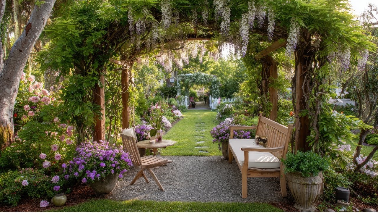 Timeless Farmhouse Garden Makeover 2025 🌿 Elegant Fences, Cozy Patios & Charming Entryways