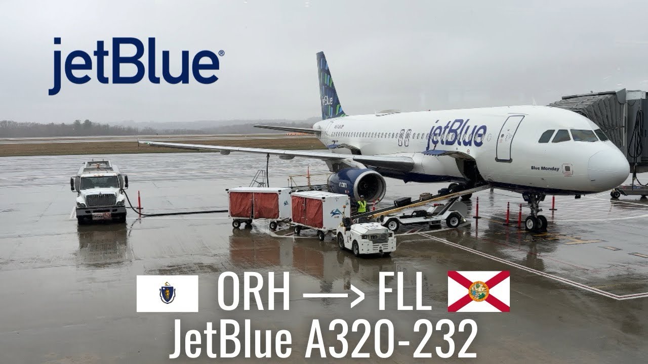 JetBlue A320 Trip Report | Worcester (ORH) to Fort Lauderdale (FLL)