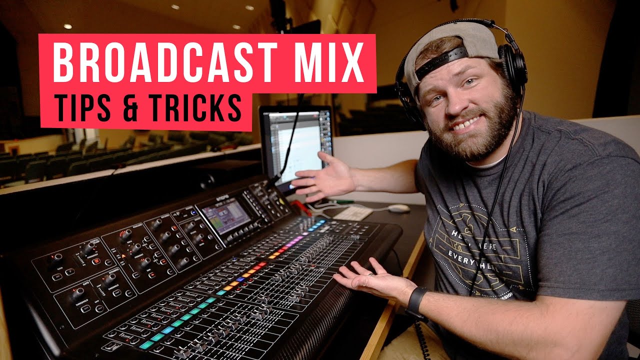 Broadcast Audio TIPS & Tricks - (Free Scene File for M32)