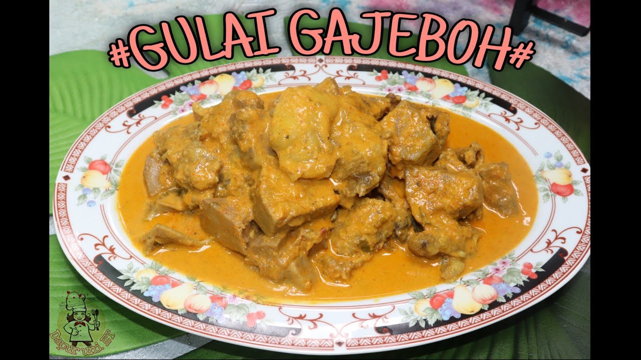 Resep GULAI GAJEBOH NANGKA khas Dapur  Uni ET