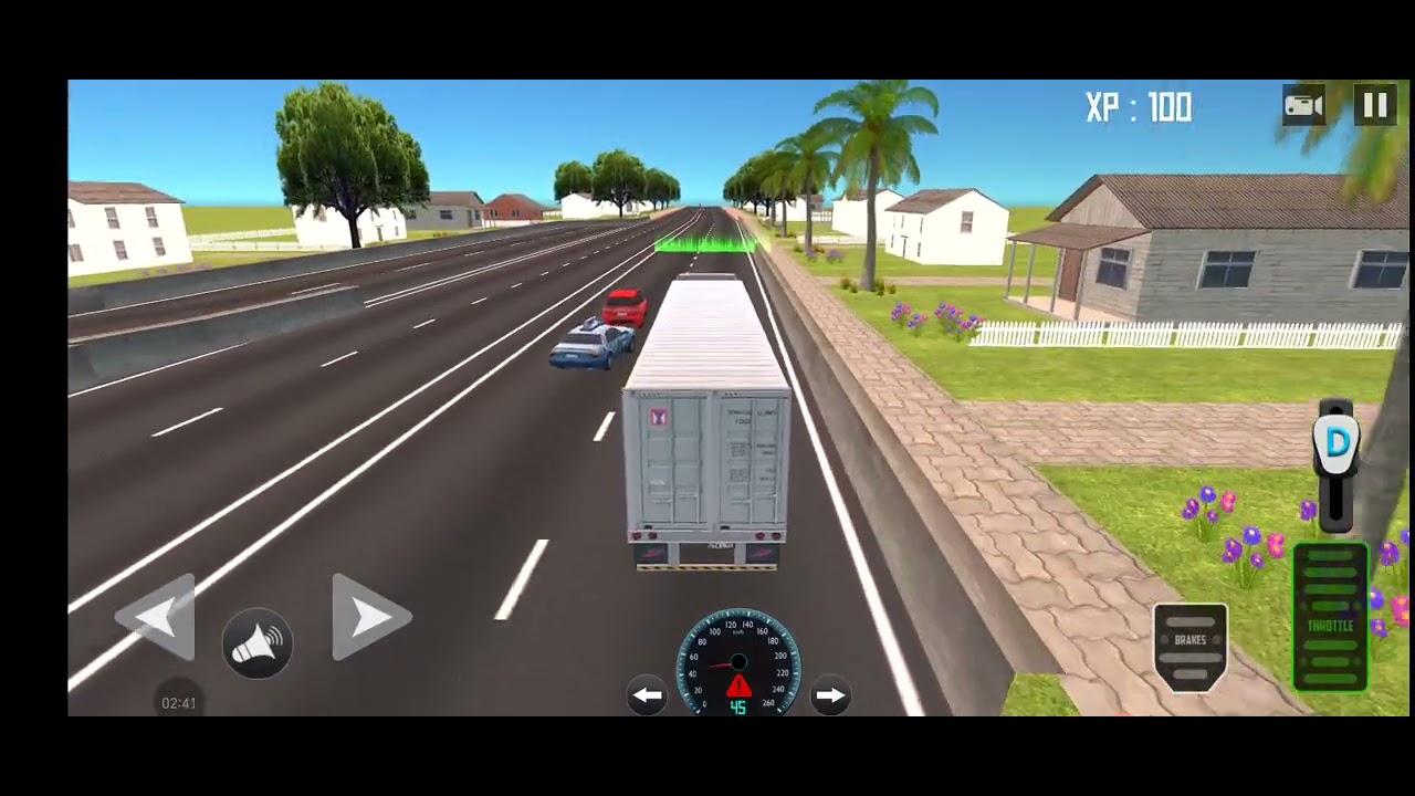 Truck Driving School Game Pro level 12