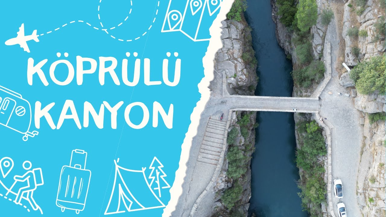 Antalya - Manavgat - Köprülü Kanyon [4K drone video]