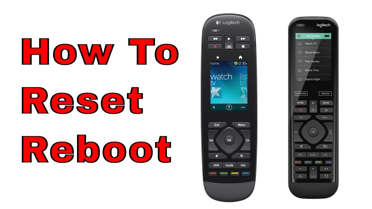 How to Reset or Reboot a Harmony Remote.
