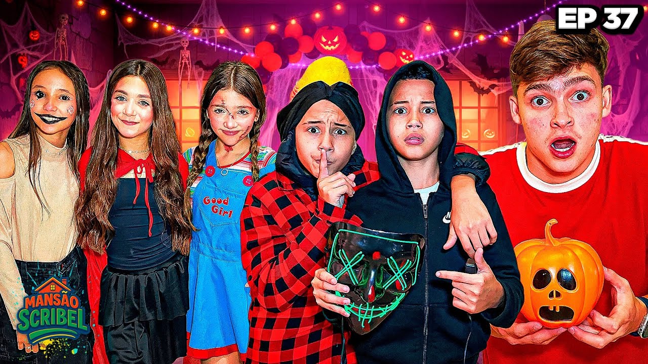 OS G&Ecirc;MEOS ANT&Ocirc;NIO E JP FIZERAM UMA FESTA DE HALLOWEEN NA MANS&Atilde;O SCRIBEL 😱 &bull;Irm&atilde;os scribel&bull;