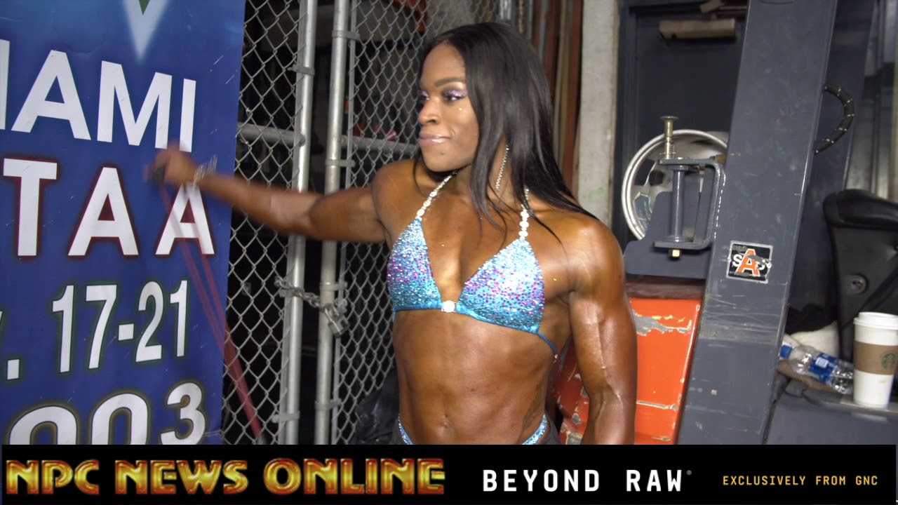 2018 NPC Nationals Women's Physique  Backstage Video Part.1