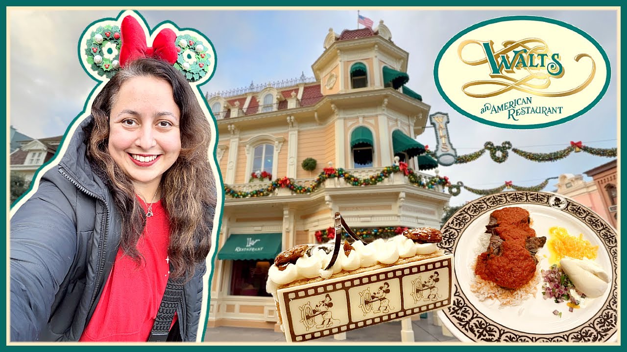 I Ate at WALTS Restaurant in DISNEYLAND PARIS! Full Dining Experience 2025