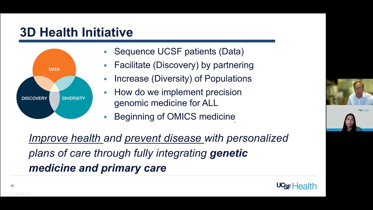 UCSF 3D Health Study: Data, Discovery, and Diversity