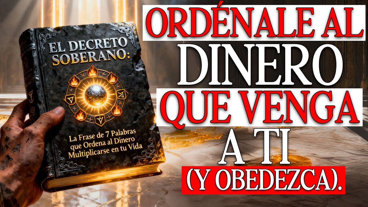 ¿SIN DINERO? Esta FRASE de 7 PALABRAS te HACER un IMÁN para el DINERO.